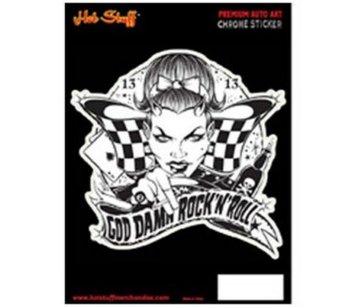 ROAD KILL GIRL STICKER Chrome RARE HOT NEW DECAL - PRINT IMAGE PHOTO -G10