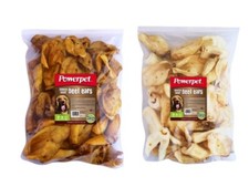 Beef SMOKED and NATURAL Cow Ears Dog Chew Treats 100 count