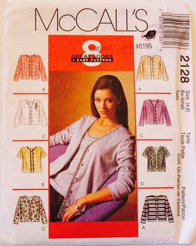 U PICK! Camisa Blusa Túnica Top McCalls Misses Estampado Coser ~ UC/FF - Imagen 36 de 61