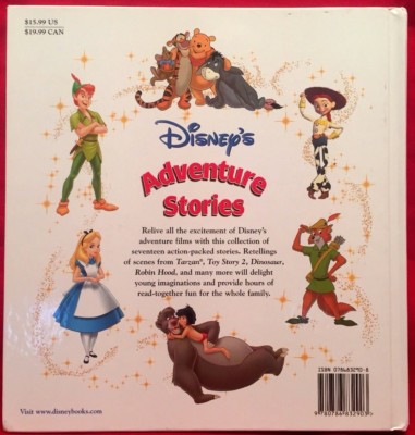 Disney's Adventure Stories by Sarah E. Heller (2001, Hardcover