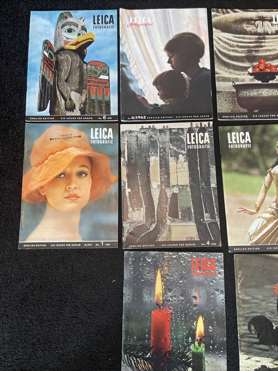 14 Fotografie Magazine Issues English Edition Leica 1962-1969