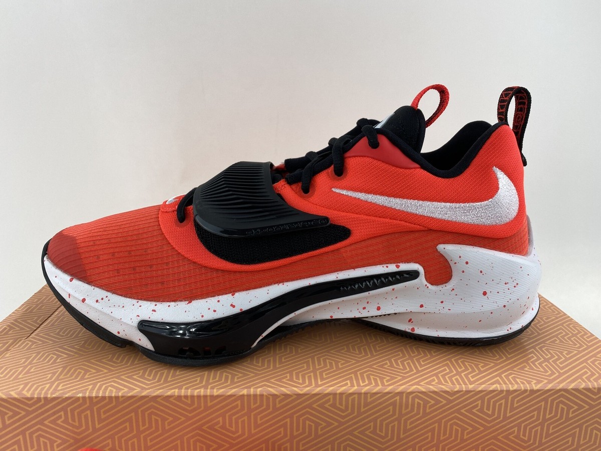 Nike Zoom Freak 3 TB Crimson Men\'s Basketball Sneakers DA7845-600 Size 7.5 Nike Zoom Freak 3 TB DA7845-600 Bright Crimson White Black  main image 2