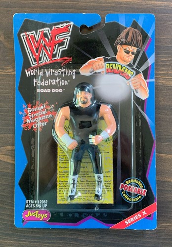 1998 WWF Road Dog Bend-Ems Bend ems Action Figure ...