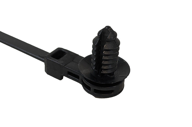 500 HellermannTyton 157-00171 Fir Tree Mount Cable Ties 8.5" Black  50lb NEW