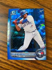 2022 Bowman Draft Sapphire LUIS MEZA #BDC-89 Base Refractor Prospect
