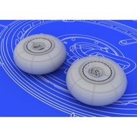 MW22 Eduard 672003 Bf 110E Wheels 1/72 Brassin For