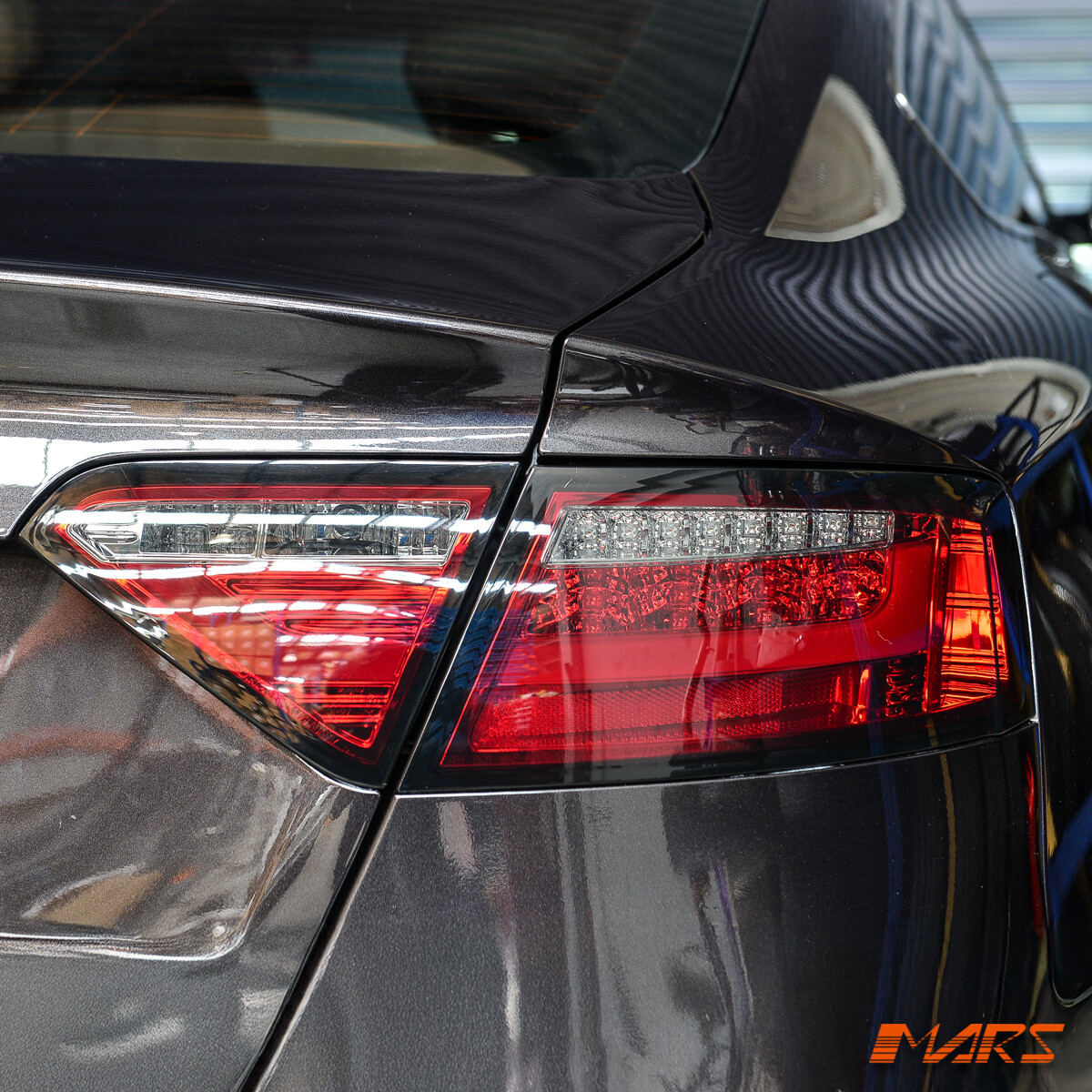 AUDI A5 S5 RS5 07-09 Smoked Red 3D Bar LED Tail Lights -For Non