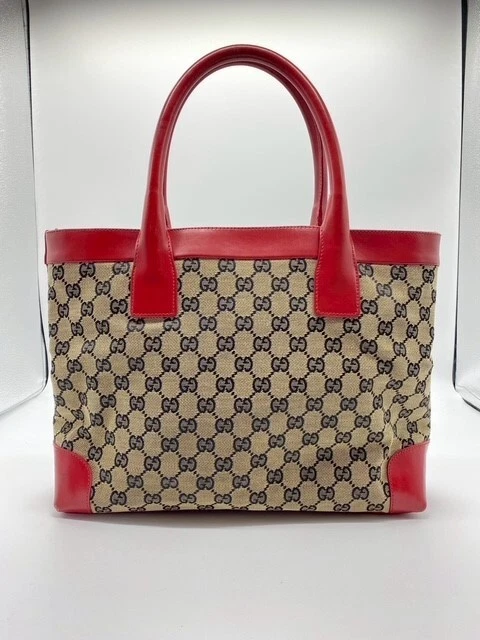 Sac fourre tout Gucci GG toile authenticité