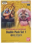 One Piece TCG Kingdoms of Intrigues DP-01 Double Pack Sealed DISPLAY (8 Boxes)