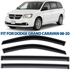 Side Window Deflectors Rain Guards for 2008-2020 Dodge Grand Caravan
