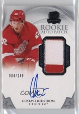 2020-21 Upper Deck The Cup Rookie 4/249 Gustav Lindstrom #115 Patch Auto 0t9e