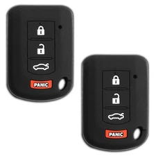 2 Key Fob Remote Skin Shell Case Cover for Mitsubishi OUCJ166N