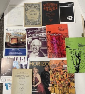 LOT of Vintage Theatre Program Playbill Royal Shakespeare Metropolitan Opera