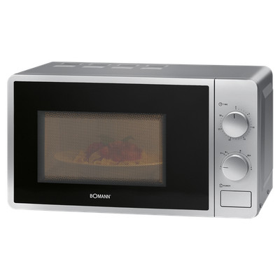Bomann Mikrowelle MW 6014 CB silber , 700 W, 20 Liter, NEU