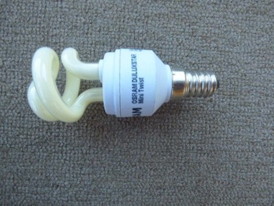 Osram Energiesparlampe E14, 5W, extra warmweiß - 2500K, Mini Twist