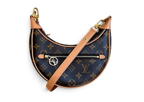 Louis Vuitton Monogram Loop Crescent Crossbody Shoulder Bag