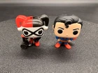 Kinder Joy DC Heroes Funko POP! Harley Quinn and Superman Mini Figure