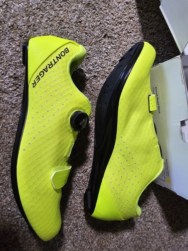 Scarpa Bontrager Uomo Circuit Road Cycling Giallo Radioattivo US14 ‐ 2 SCARPE DESTRE - Foto 2 di 9