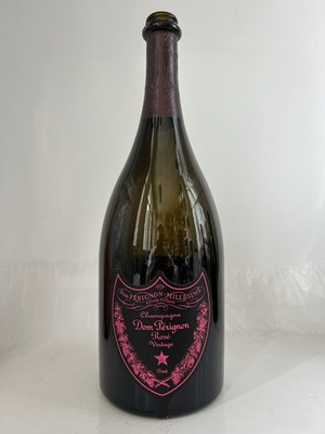 DOM PERIGNON Rose Luminous Label LED 3l Jeroboam Flasche Leer Deko Champagner