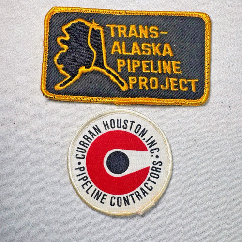 Vintage Trans-Alaska Curran Houston Pipeline Patches