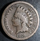 1860 INDIAN HEAD CENT - GOOD