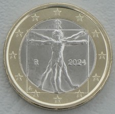 1 E.uro Commemorative Coin Italy 2024 Uncirculated