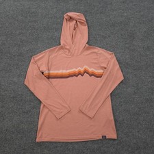 Patagonia Hoodie Womens S Pink Capilene Cool Daily Graphic Hoody Hike Outdoors