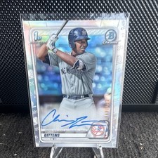 Topps Bowman Chrome Autograph Serial Numbered Chris Gittens Yankees #CPA-CG /499