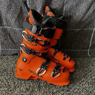 Technica Mach 1 LV Flex 130 Orange Ski Boots - Mondo 24/24.5 285mm - Last 98mm