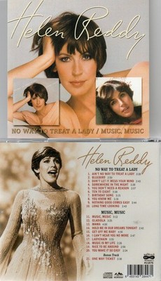 HELEN REDDY NO WAY TO TREAT A LADY/MUSIC MUSIC 2 LPS ON 1 IMPORT CD
