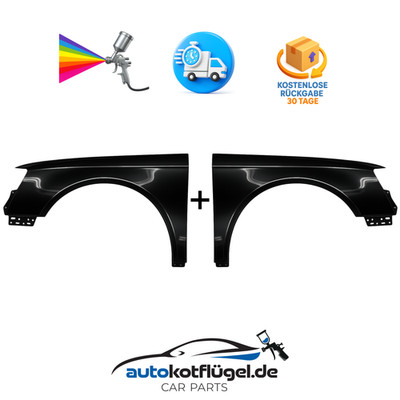 Kotflügel für VW PASSAT B6 LO41 links + rechts 05-10 Vorderseite lackiert neu