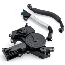 PCV Valve Engine Crankcase Vent Valve Oil Separator with Breather Hose Kit Co...