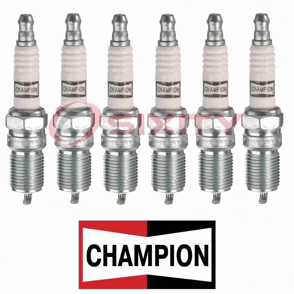 For Chevrolet Blazer CHAMPION PLATINUM 6 pc Spark Plugs 4.3L V6 1996-2005 k8
