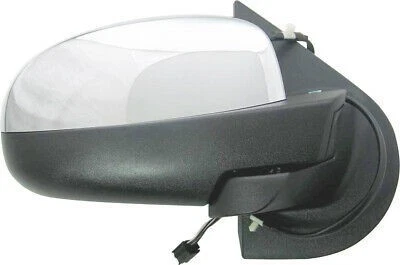 Nuevo espejo retrovisor exterior derecho OEM 09-13 Silverado Sierra acabado cromo/negro grano DL8 Foto 2 de 3