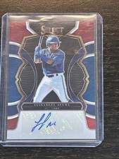2023 Panini Select Signatures Tri-Color Prizm /49 Luisangel Acuna Auto #S-LA