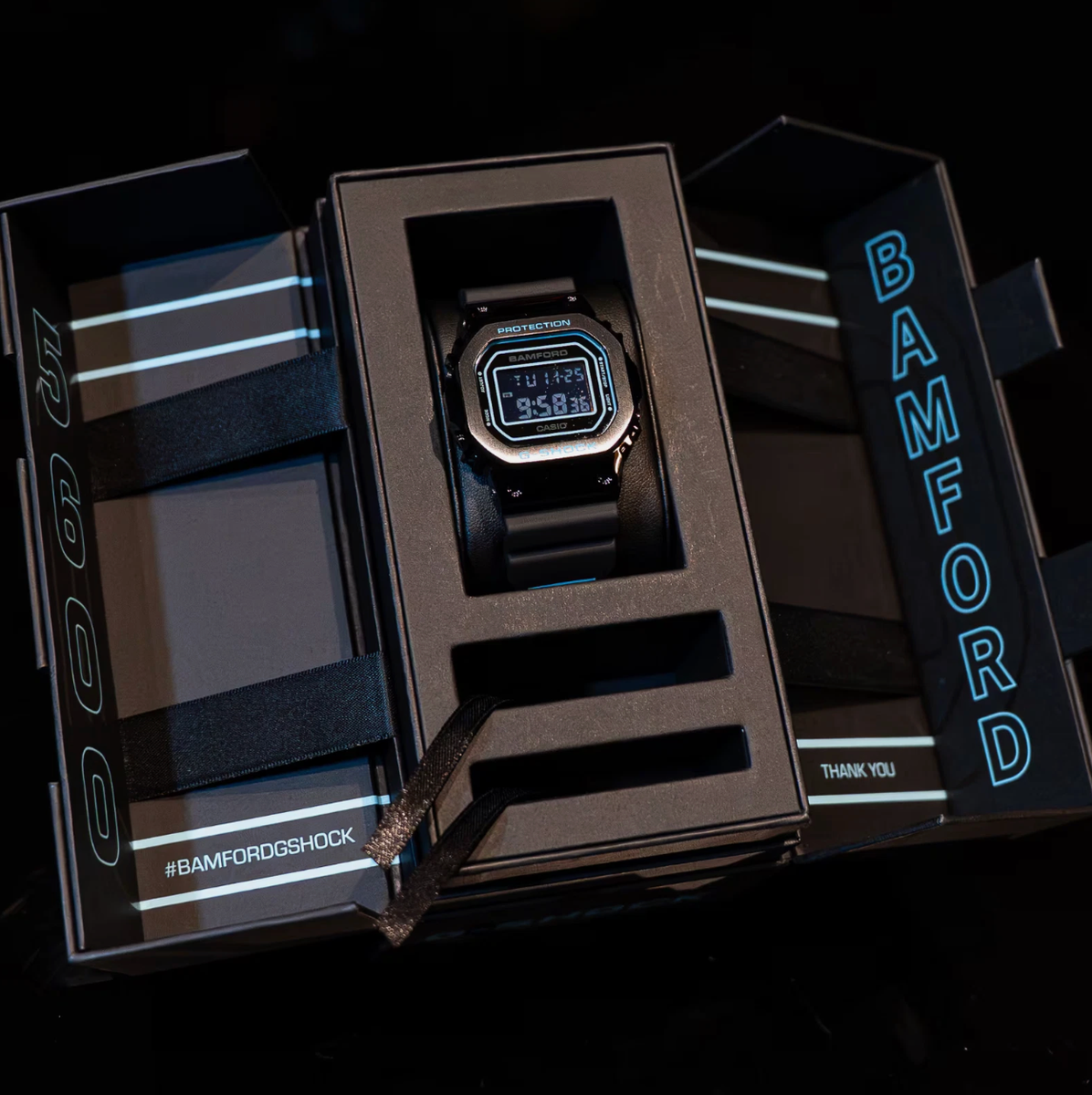Casio G-SHOCK x BAMFORD GM-5600BWD-1JR Limited Model Black Blue