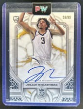 2023-24 Topps Royalty Julian Strawther Rookie Auto RC #/99 Nuggets