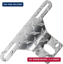 Aluminum Trailer License Plate Light Bracket Car Front Tag Frame Plate Holder W