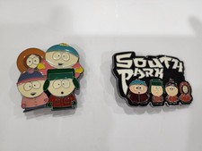 South Park Belt Buckle Set of Two Vintage 1998 Comedy Central