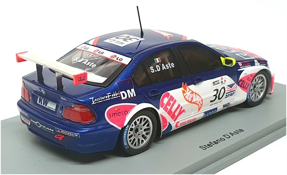 Spark escala 1/43 S0429 - BMW 320 WTC 2005 #30 D'Aste - Azul/branco - Imagem 2 de 4