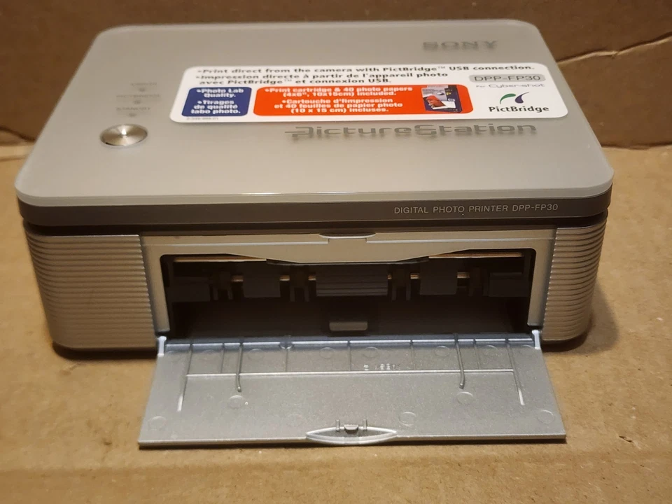 Sony Digital Photo Printer DPP-FP30 Picture Station for Cyber-shot w/ New DPP-F - Image 3 of 4