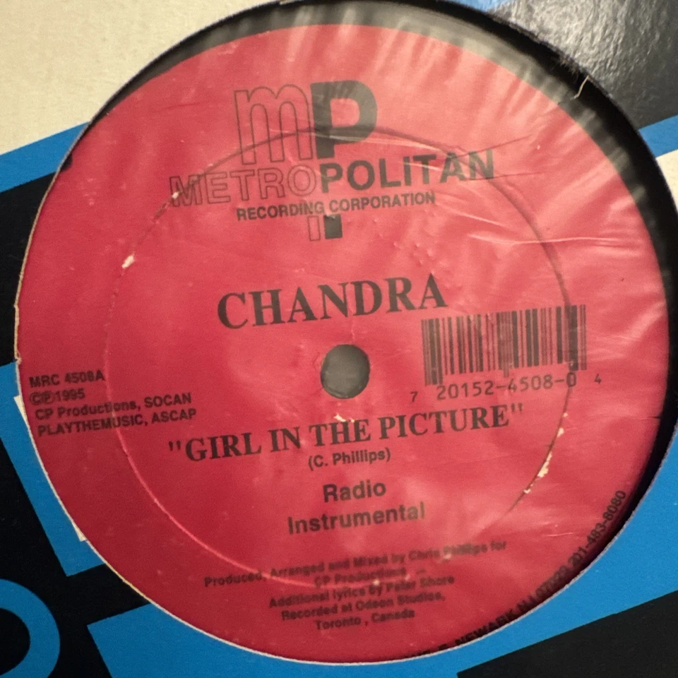 Chandra – Girl In The Picture 12” 1995 Freestyle (MRC 4508) Metro NYC  - Image 4 of 4