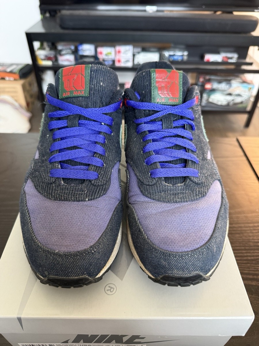 Nike x Patta Air Max 1 Premium QS “Denim Corduroy” 2009 - Size 9.5