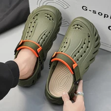 Men's Crocs Style Inspired NWT All Terrain Waterproof Slip On Clogs Outdoor Clog