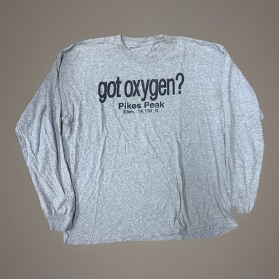 Got Oxygen Pike s Peak Long Sleeve Shirt XL Elevation Tee  