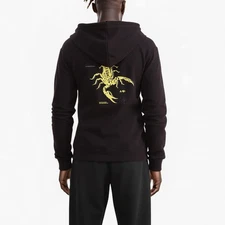 Konus Men's Pullover Hoodie w/ Scorpion Screen Print in Black