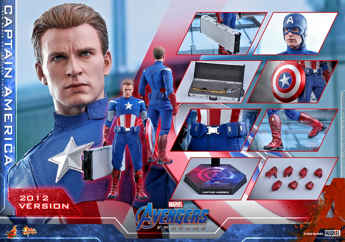 Hot Toys Avengers: Endgame - Captain America 1/6th Scale