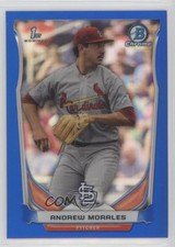 2014 Bowman Draft Chrome Blue Refractor 247/399 Andrew Morales #CDP76 j2c