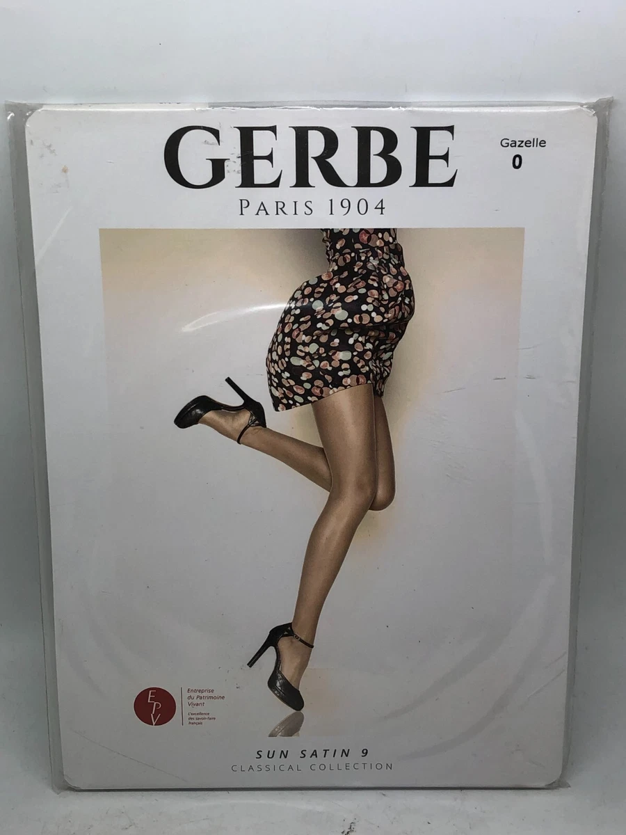 Collants GERBE Paris 1904 - Taille 6, Couleur Marron Clair SUNLIGHT 20, Neufs Avec étiquettes