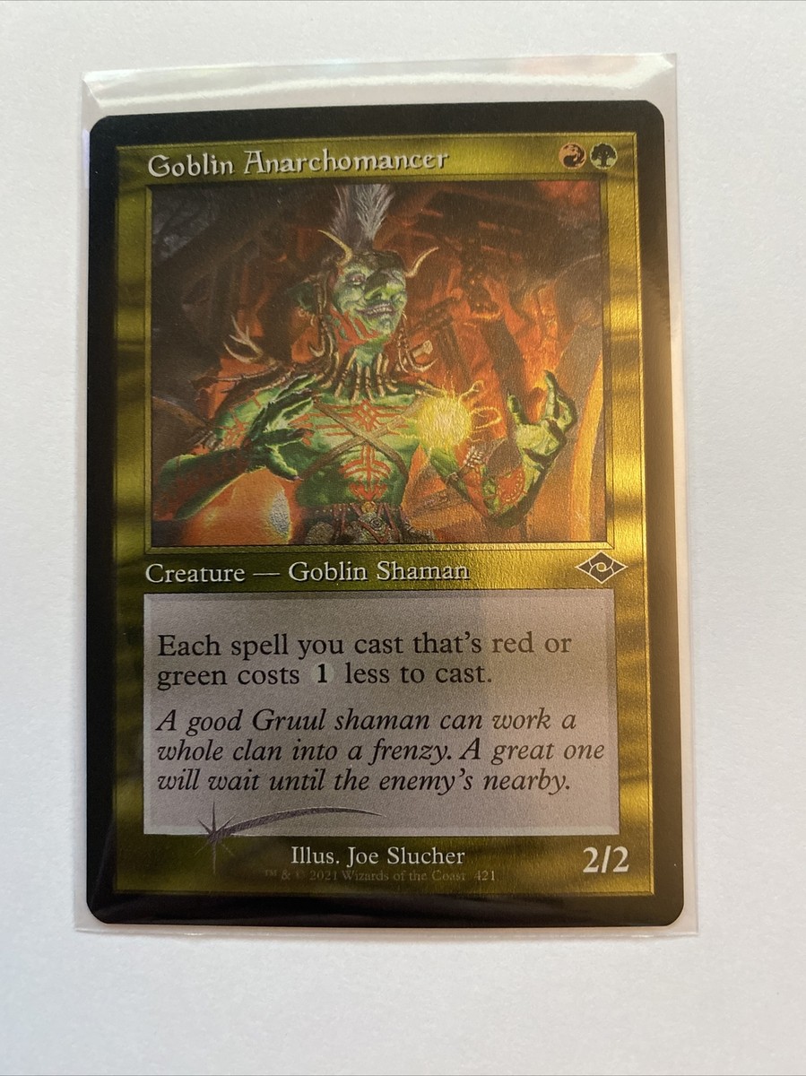 MTG Modern Horizons 2 MH2 Retro Goblin Anarchomancer Etched